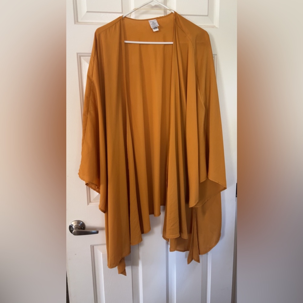 Mustard yellow cover up